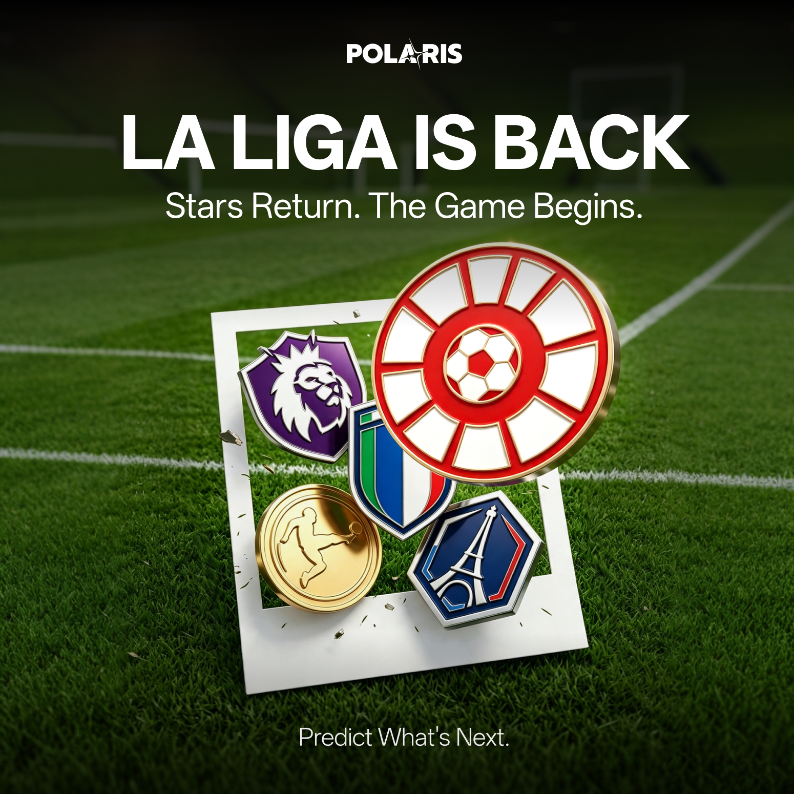 Polaris football campaign poster