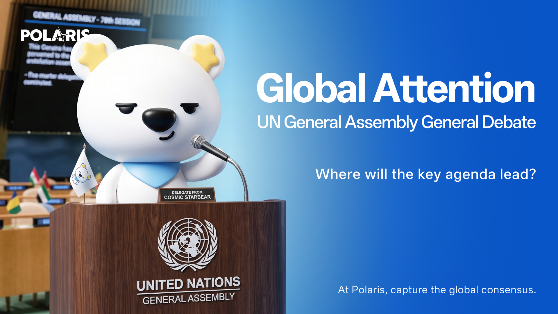 Polaris Global Attention campaign poster